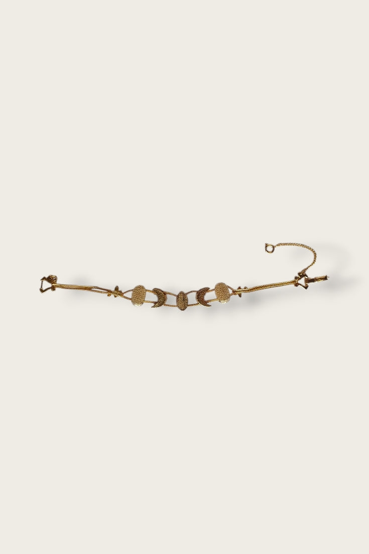 70's Cresent Moon Bracelet
