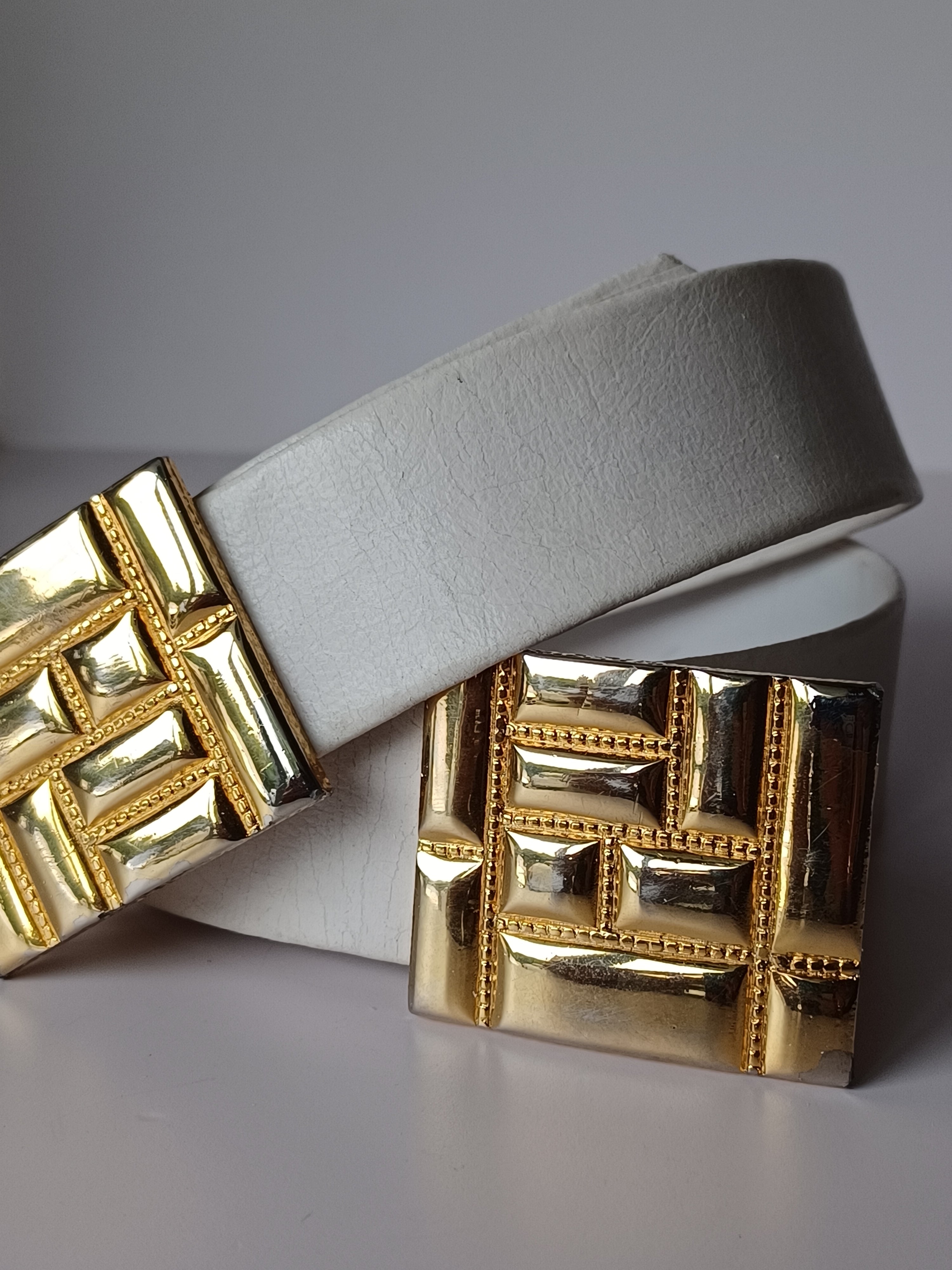 80's Dotty Smith Geometric Belt