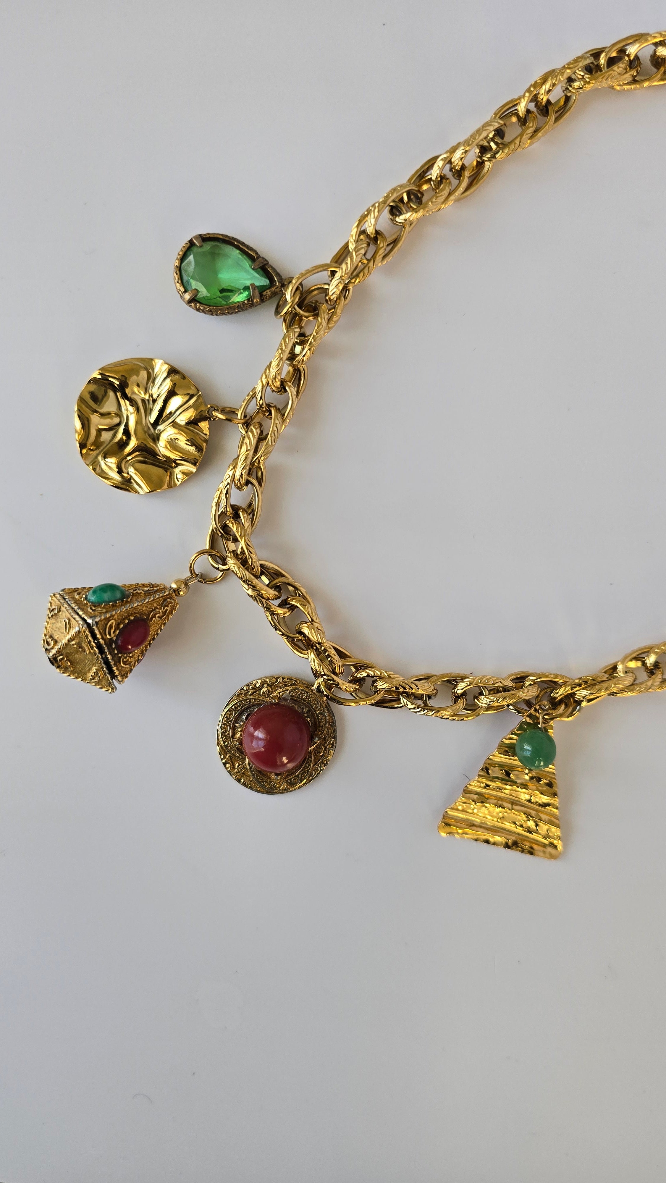 Paloma Revived Chunky Estrustan Charm Necklace