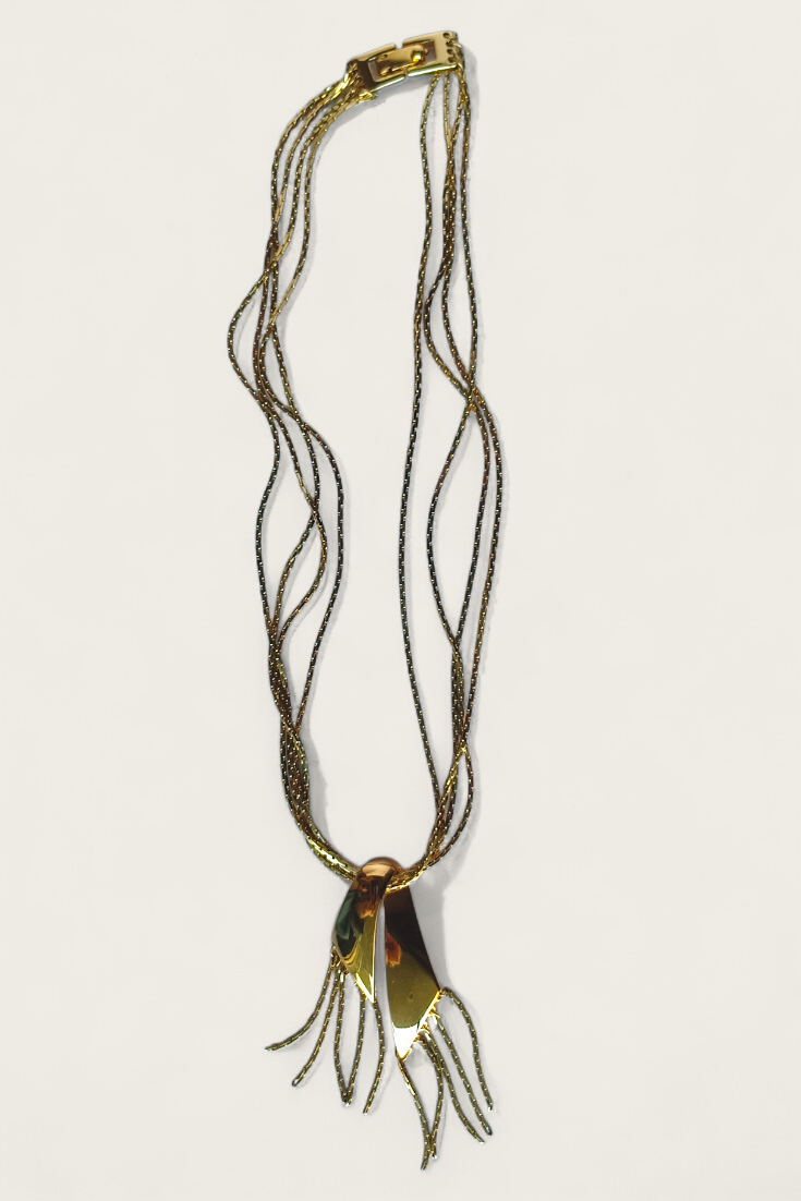 70's Monet Tassel Necklace