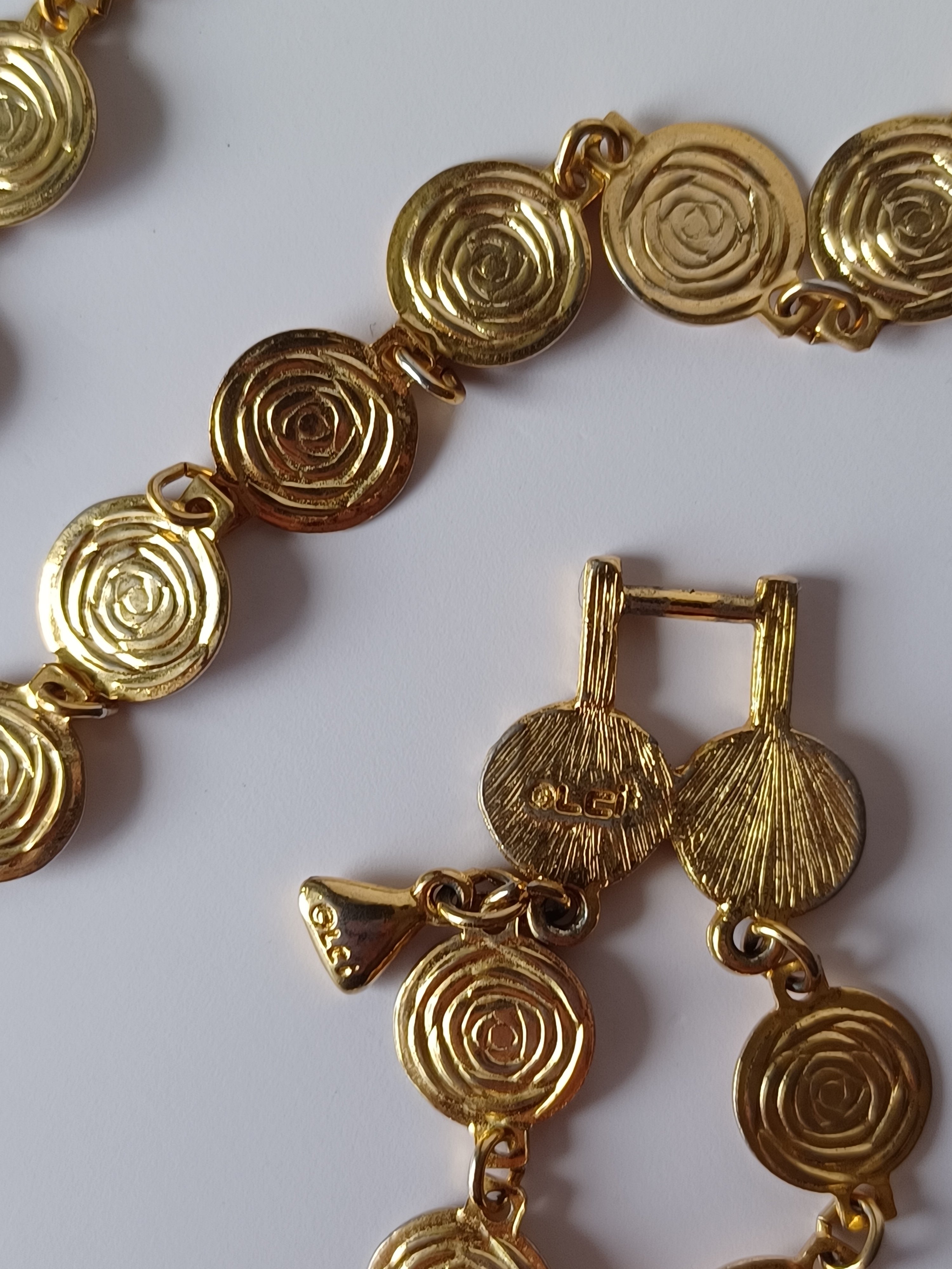 Vintage Liz Clairborne Coin Necklace