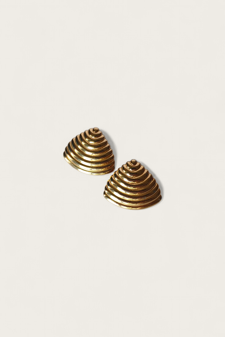 80's Monet Shell Earrings