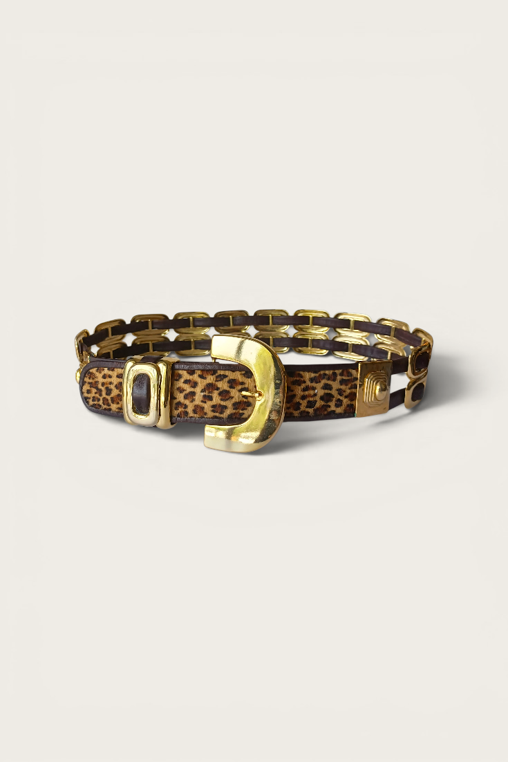 80/90's St Maarten Pony Hair Belt