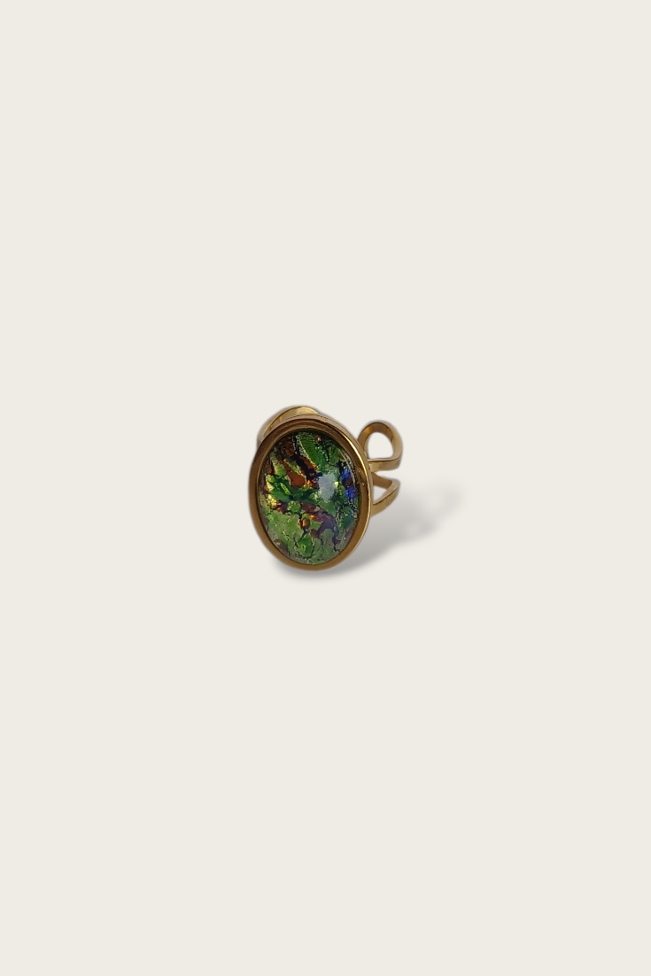 Ophelia Glass Stone Ring