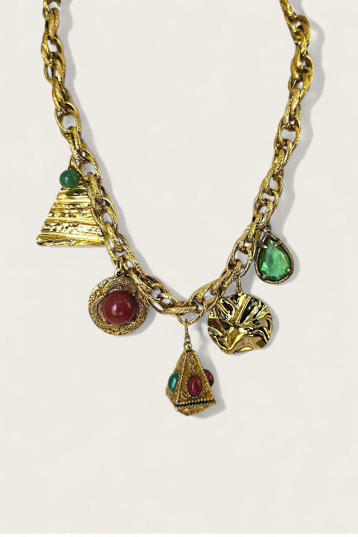 Paloma Revived Chunky Estrustan Charm Necklace