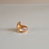 80s Sculptural Swirl Ring