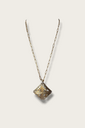 70's Geometric Diamond Necklace