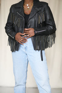 80's/90's Harley Davidson Fringe Jacket