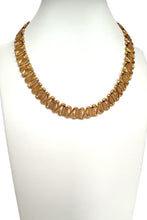 Load image into Gallery viewer, 90&#39;s Gold Toned X Choker Necklace