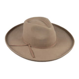 Brown Wide Kettle Brim Hat