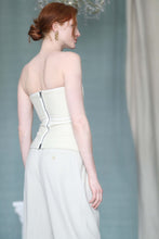 Load image into Gallery viewer, Reed Ackroff Cream Sequin Bustier